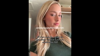 Bent Over the Bed and Rubbed My Hole Like a CUM DUMPSTER