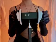 SFW ASMR Silk gloves massaging your head like heaven