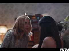 Girls Trip Turns Into Transgender Surprise - Shelena Grows Futa Cock from Shemale Ghost Agatha Vega