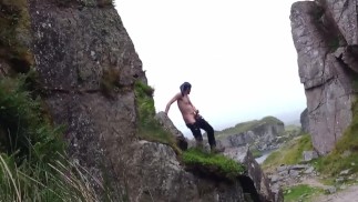 Hart und geil auf der Morgenwanderung
