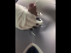 japanese chubby masturbating in a suit.