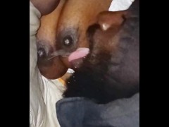 CHOCOLATE NIPS GETS SLURPED AND LICKED BY GORILLA P!!!!!!!!! - Screenshot 1 of 16 - Hard Nipple Sucking