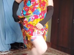 Cumshot Happens Without Hands Swallowing With Cute Ladyboy Legs