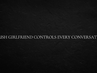 Polish Girlfriend Controls every Conversation