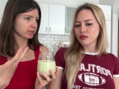 Gina Gerson and Maya rose about hot drinks