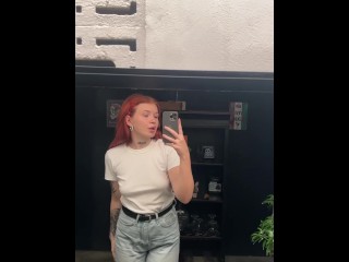 Redhead Energy Hits different 😈 You’re already Watching… should I keep Going? 🍒🔥