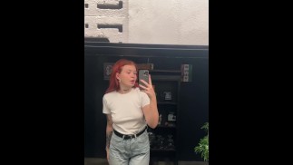Redhead energy hits different 😈 You’re already watching… should I keep going? 🍒🔥