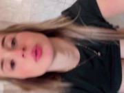 Masturbating HIDDENLY in the GYM bathroom