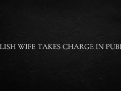 Polish wife takes Charge In Public