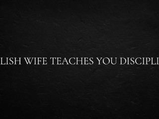 Polish Wife Teaches you Discipline
