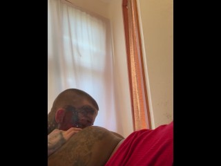 Big Ass Ebony Step Sister getting her Ass Ate and Fucked Hard and Rough