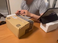 【ボテ腹】搾乳器を買ったから、私の乳首と彼の乳首を使って練習したよ✨ - Screenshot 1 of 16 - Feet Fetish