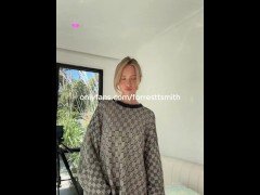 This Busty Slut SPANKS Herself Until She’s Soaking Wet