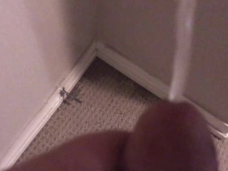 Power Pissing on my Bedroom Walls and Carpet (With Slow Motion Replay)