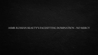 Facesitting-Dominanz von ASMR Russian Beauty