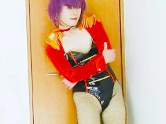 Gloss and Power – Purple-Haired Mistress of the Stage　Japanese Crossdressing