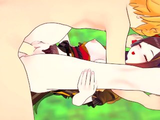 Chiori Intense Sex in her Private Room - Genshin Impact Hentai