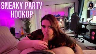 POV: I Lure a Guy Upstairs at a Party for Rough Sex