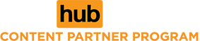 Logo do Programa de Parceria de Conteúdo da Rede Pornhub