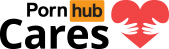 Logo do Pornhub cares