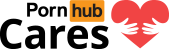 Логотип Pornhub cares